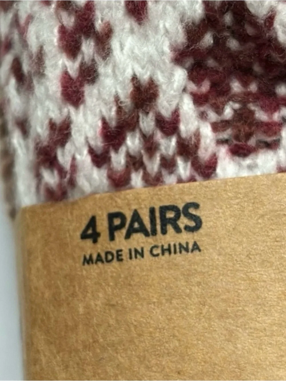 New Born Socks Women’s 4 Pair Burgundy & Brown Super Soft Casual Activewear Fall - Picture 9 of 12